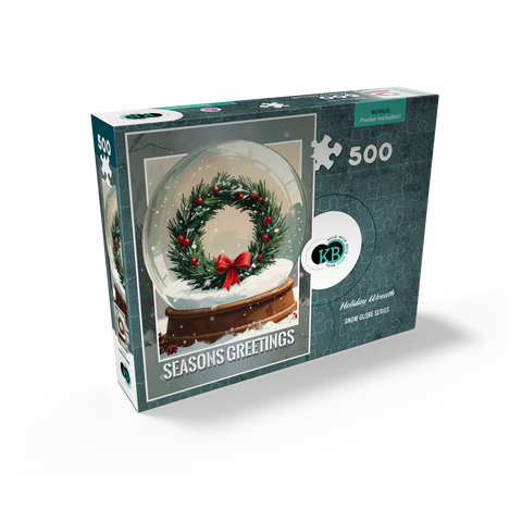 Holiday Wreath 500 Jigsaw Puzzle box view2
