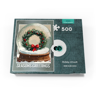 Holiday Wreath 500 Jigsaw Puzzle box view3