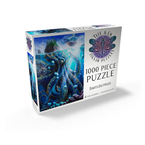 What Lies Beneath Kraken - Dakota Daetwiler 1000 Jigsaw Puzzle box view2