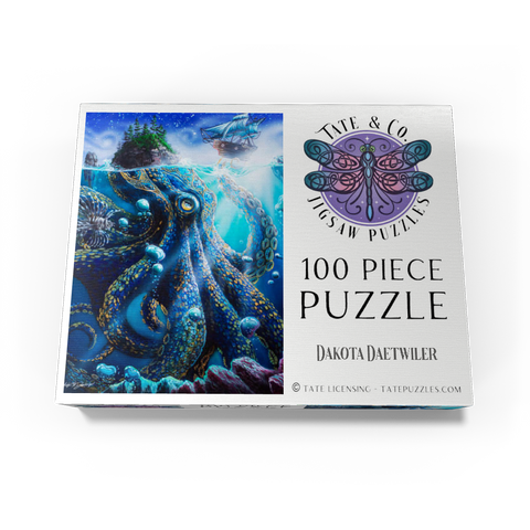 What Lies Beneath Kraken - Dakota Daetwiler 100 Jigsaw Puzzle box view3