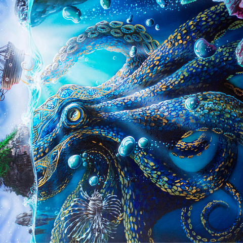 What Lies Beneath Kraken - Dakota Daetwiler 100 Jigsaw Puzzle 3D Modell