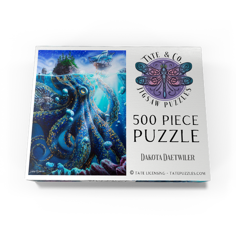 What Lies Beneath Kraken - Dakota Daetwiler 500 Jigsaw Puzzle box view3