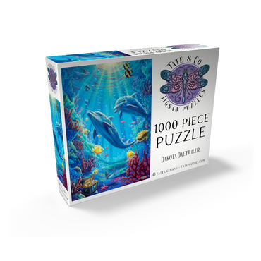 Under The Sea Dolphins Coral Reef - Dakota Daetwiler 1000 Jigsaw Puzzle box view2