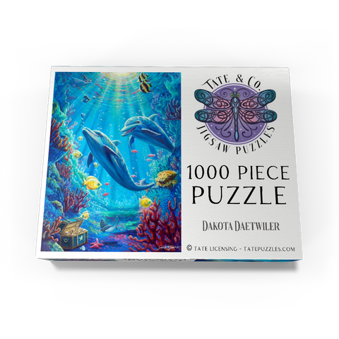 Under The Sea Dolphins Coral Reef - Dakota Daetwiler 1000 Jigsaw Puzzle box view3