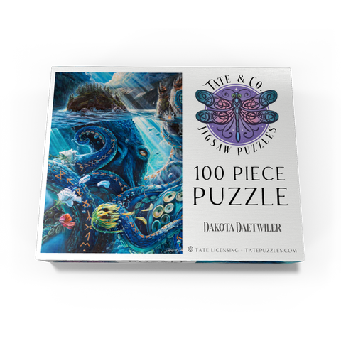 The Wrath of What Lies Beneath Octopus - Dakota Daetwiler 100 Jigsaw Puzzle box view3