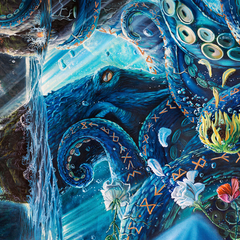 The Wrath of What Lies Beneath Octopus - Dakota Daetwiler 500 Jigsaw Puzzle 3D Modell
