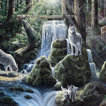 Spirits, Wolves, & Hidden Animals - Dakota Daetwiler 100 Jigsaw Puzzle 3D Modell