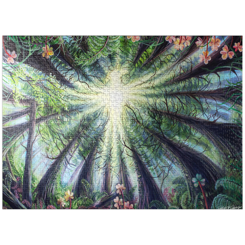 puzzleplate Phoenix Redwoods - Dakota Daetwiler 1000 Jigsaw Puzzle