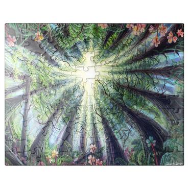 puzzleplate Phoenix Redwoods - Dakota Daetwiler 100 Jigsaw Puzzle