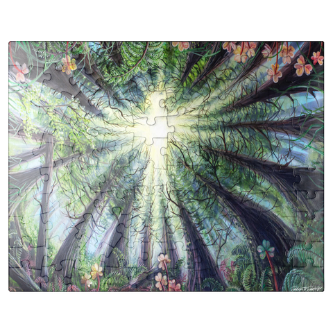 puzzleplate Phoenix Redwoods - Dakota Daetwiler 100 Jigsaw Puzzle