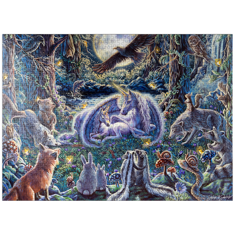 puzzleplate Miracle Unicorn Pegasus - Dakota Daetwiler 1000 Jigsaw Puzzle