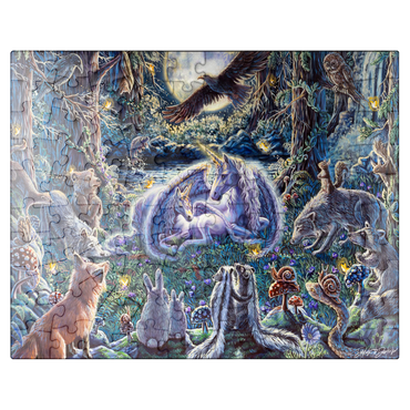puzzleplate Miracle Unicorn Pegasus - Dakota Daetwiler 100 Jigsaw Puzzle