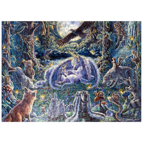 puzzleplate Miracle Unicorn Pegasus - Dakota Daetwiler 500 Jigsaw Puzzle