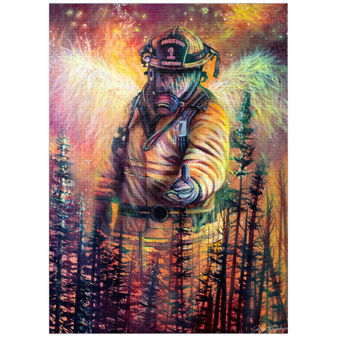 puzzleplate Hero Firefighter, first responders - Dakota Daetwiler 1000 Jigsaw Puzzle