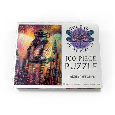 Hero Firefighter, first responders - Dakota Daetwiler 100 Jigsaw Puzzle box view3