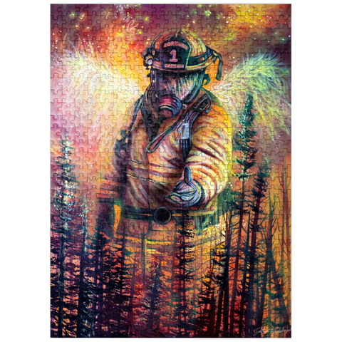 puzzleplate Hero Firefighter, first responders - Dakota Daetwiler 500 Jigsaw Puzzle