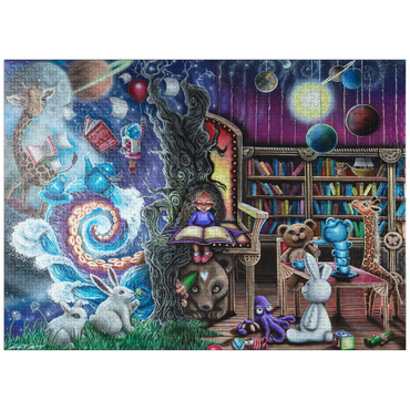 puzzleplate Hazel's Reading World - Dakota Daetwiler 1000 Jigsaw Puzzle