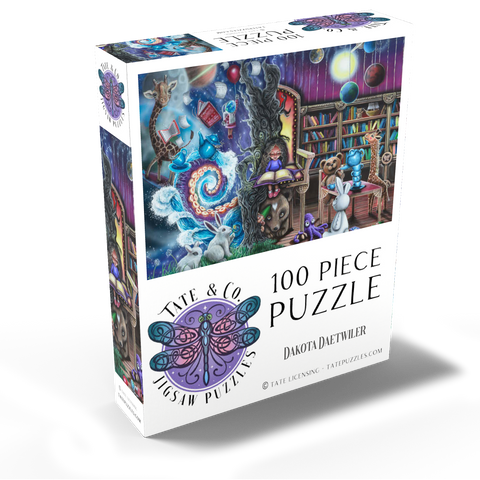 Hazel's Reading World - Dakota Daetwiler 100 Jigsaw Puzzle box view2