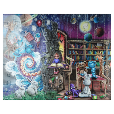 puzzleplate Hazel's Reading World - Dakota Daetwiler 100 Jigsaw Puzzle