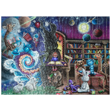 puzzleplate Hazel's Reading World - Dakota Daetwiler 500 Jigsaw Puzzle