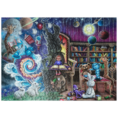 puzzleplate Hazel's Reading World - Dakota Daetwiler 500 Jigsaw Puzzle