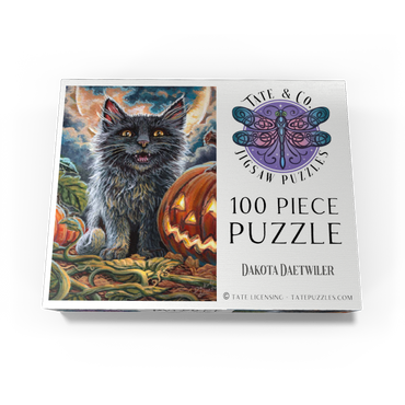 Spooky Kitty, Black Cat Halloween - Dakota Daetwiler 100 Jigsaw Puzzle box view3