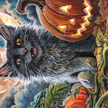 Spooky Kitty, Black Cat Halloween - Dakota Daetwiler 100 Jigsaw Puzzle 3D Modell