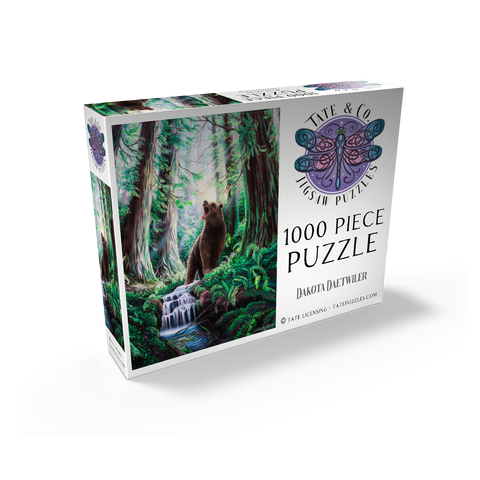 Guardian Bear in redwood forest - Dakota Daetwiler 1000 Jigsaw Puzzle box view2