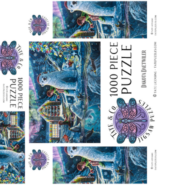 Christmas Eve at Santa's Workshop - Dakota Daetwiler 1000 Jigsaw Puzzle box 3D Modell