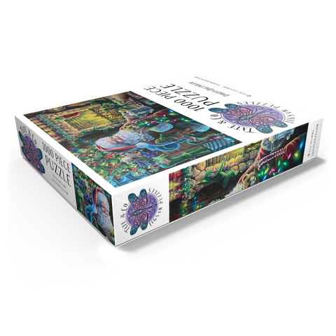 Christmas Mischief, Santa and elves - Dakota Daetwiler 1000 Jigsaw Puzzle box view1