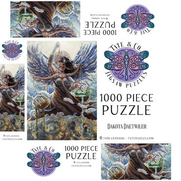 Angel of Justice, Earth day - Dakota Daetwiler 1000 Jigsaw Puzzle box 3D Modell