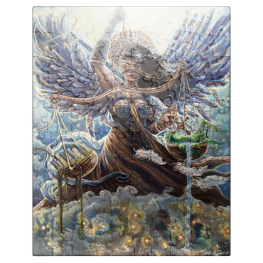 puzzleplate Angel of Justice, Earth day - Dakota Daetwiler 100 Jigsaw Puzzle
