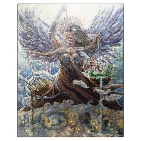 puzzleplate Angel of Justice, Earth day - Dakota Daetwiler 100 Jigsaw Puzzle