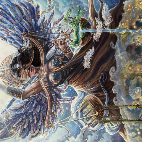 Angel of Justice, Earth day - Dakota Daetwiler 100 Jigsaw Puzzle 3D Modell