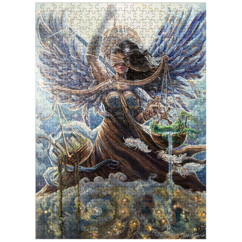puzzleplate Angel of Justice, Earth day - Dakota Daetwiler 500 Jigsaw Puzzle