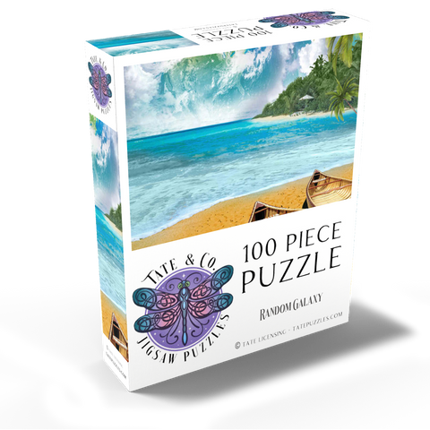 Beach Vacation Paradise Getaway - Random Galaxy 100 Jigsaw Puzzle box view2