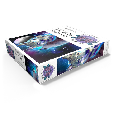 Interstellar Wolf Pack of the Cosmic Skies - Random Galaxy 100 Jigsaw Puzzle box view1
