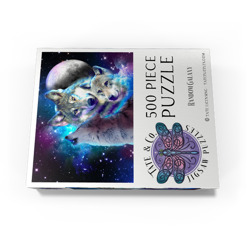 Interstellar Wolf Pack of the Cosmic Skies - Random Galaxy 500 Jigsaw Puzzle box view3