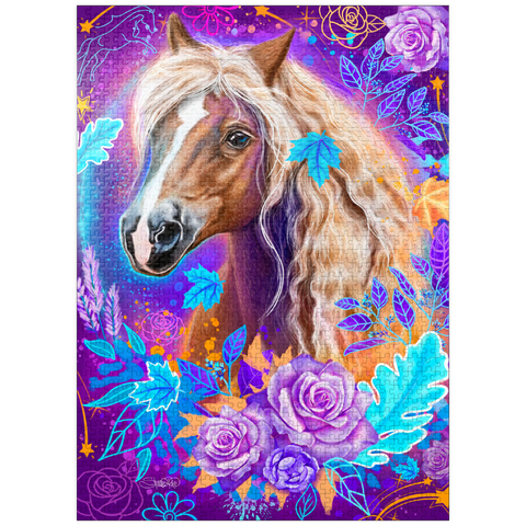 puzzleplate Horse Animal Spirit - Sheena Pike 1000 Jigsaw Puzzle