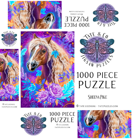 Horse Animal Spirit - Sheena Pike 1000 Jigsaw Puzzle box 3D Modell