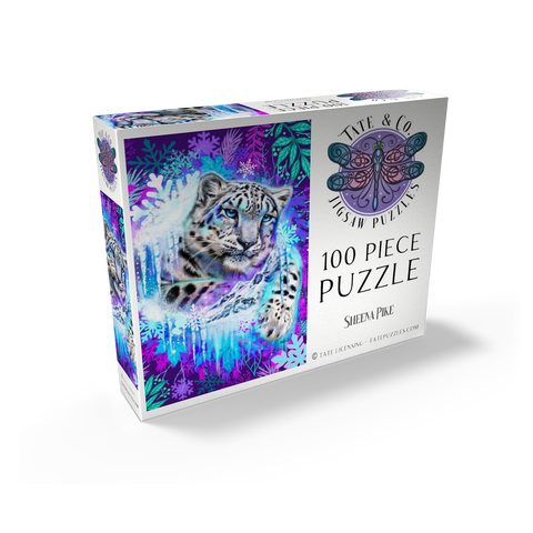 Snow Leopard Animal Spirit - Sheena Pike 100 Jigsaw Puzzle box view2