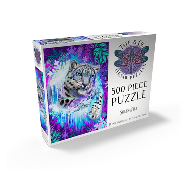 Snow Leopard Animal Spirit - Sheena Pike 500 Jigsaw Puzzle box view2