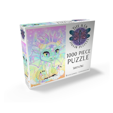 Sweet Pastel Lil Dragon - Sheena Pike 1000 Jigsaw Puzzle box view2