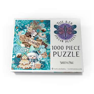 Sweet Snowman Christmas Stack - Sheena Pike 1000 Jigsaw Puzzle box view3