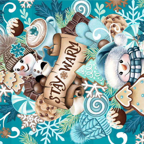 Sweet Snowman Christmas Stack - Sheena Pike 1000 Jigsaw Puzzle 3D Modell