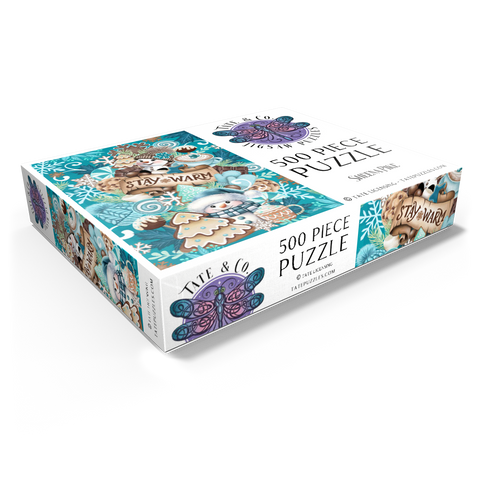 Sweet Snowman Christmas Stack - Sheena Pike 500 Jigsaw Puzzle box view1