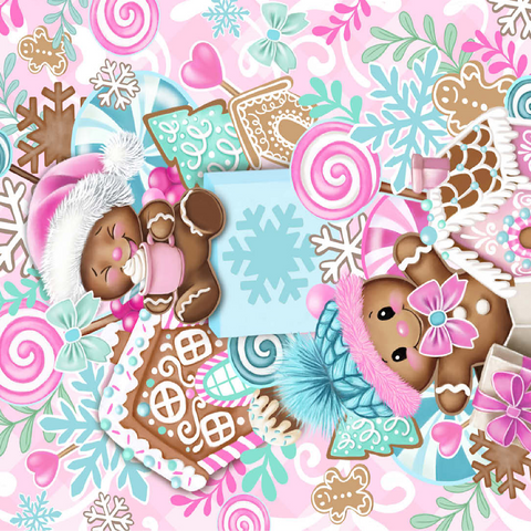 Sweet Gingerbread Christmas Stack - Sheena Pike 100 Jigsaw Puzzle 3D Modell