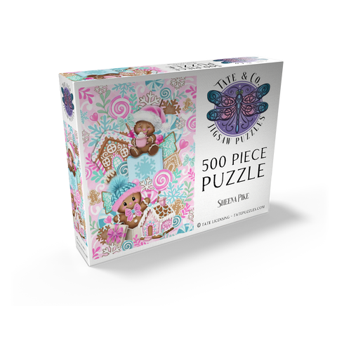 Sweet Gingerbread Christmas Stack - Sheena Pike 500 Jigsaw Puzzle box view2