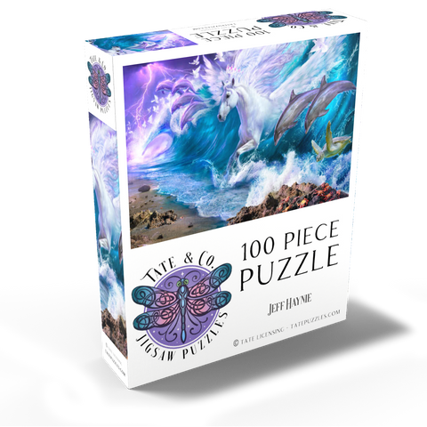Strength and Grace Ocean Horse - Jeff Haynie 100 Jigsaw Puzzle box view2