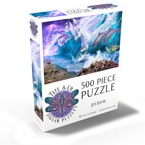 Strength and Grace Ocean Horse - Jeff Haynie 500 Jigsaw Puzzle box view2